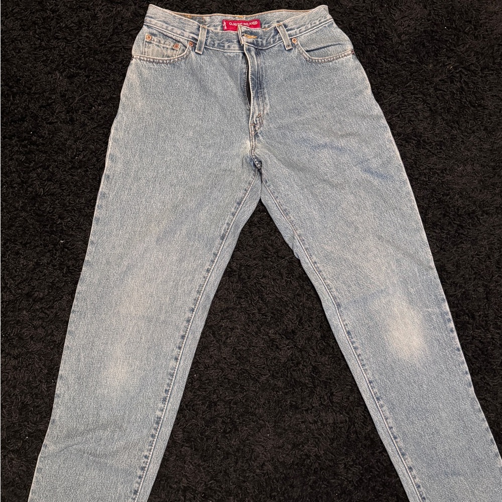 LEVIS 550 relaxed fit medium wash SZ 12 MIS L FITS LIKE AN 8